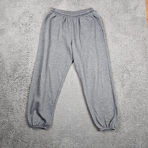 Hill Made in USA‎ Mens Sweatpants Joggers Gray Size M Elastic Waist Pockets